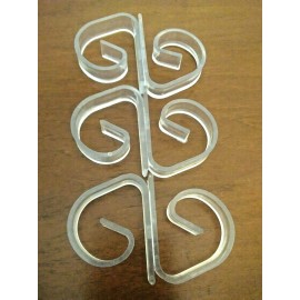Unbranded Set of 12 Tablecloth Clips Holds on to Picnic/Banquet Tables Inside &/Or Outside