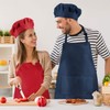 CHENGU 6 Pieces Chef Apron Set Kitchen Apron and Chef