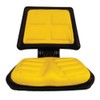 RAParts Yellow Universal Seat w/Trapezoid Back Fits Universal Products Models