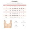 FeelinGirl Post Surgery Compression Bra Front Closure Bra Wirefree Mastectomy