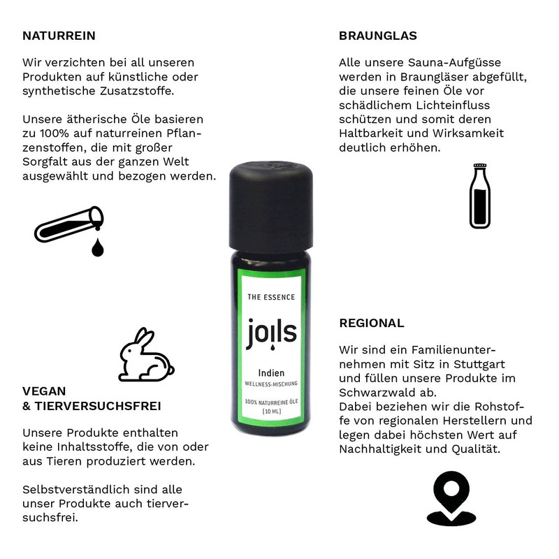 JOILS® Erkältungs-Öl, naturrein 10ml, 100% naturreines ätherisches Öl