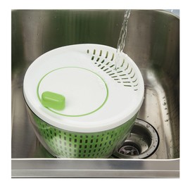 Starfrit Salad Spinner 3.3L Capacity - Removable Base for 2 Ways to Use - in Sink or on Countertop - Basket Doubles as Colander - Bowl Can Be Used for Serving
