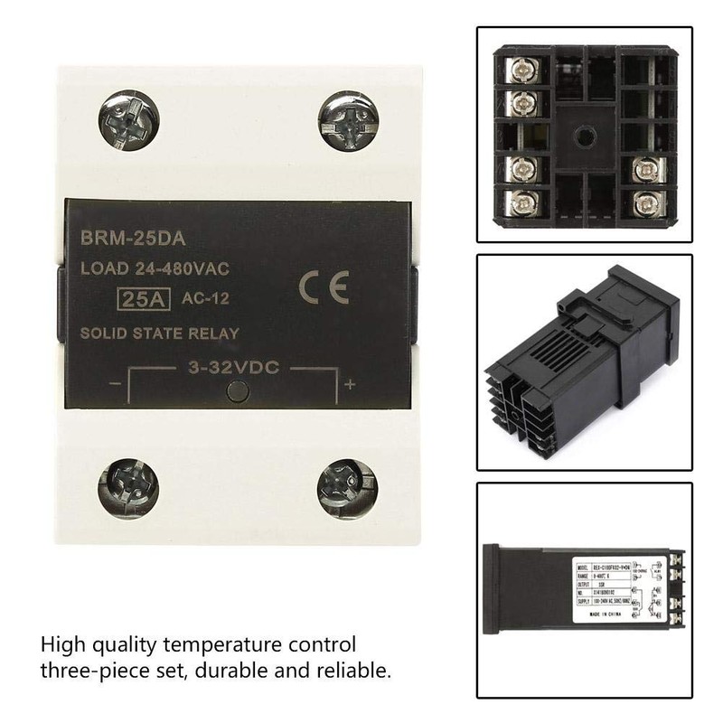 Temperature Controller + Relay + Thermocouple Digital PID Temperature Controller