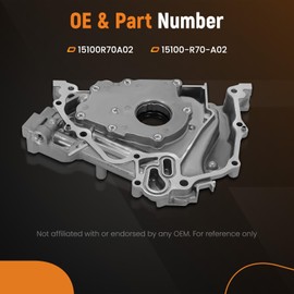 maXpeedingrods Oil Pump Assembly M531 Fits for Acura MDX 09-13 RDX 13-15 RL 09 TL 09-14 TSX 10-14 ZDX 11-13, for Honda Accord 08-12 Crosstour 12 Odyssey 08-17 Pilot 09-15 Ridgeline 09-14# 15100R70A02