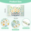 JIABEIUS 6 Pcs Flower Vase Placemats, 12x18 Inch Seasonal Spring