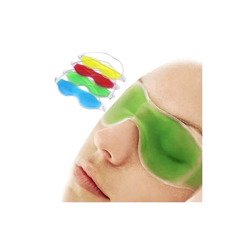 4 Antifaz Gel, Descanso Ojos Relajante Antifaz, Migraña, Estrés, Compresa