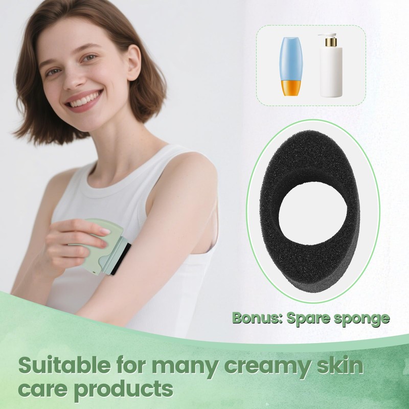 FruaSio Sunscreen Application for Kids with Roller Ball & Sponge,