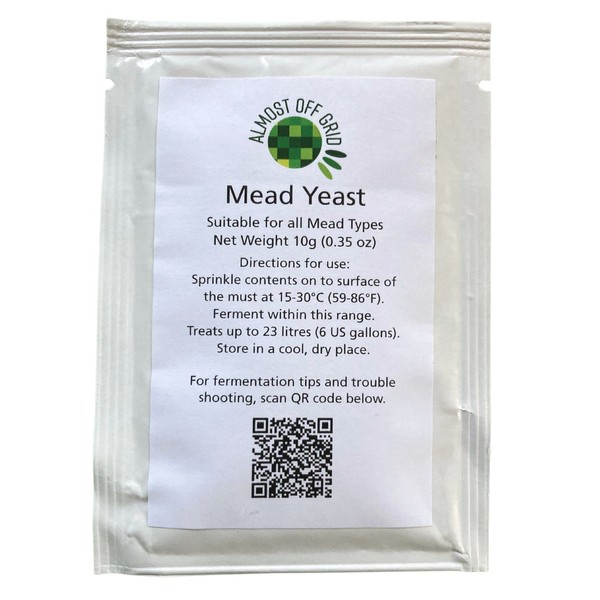 Almost Off Grid Mead Yeast - 10g Sachet