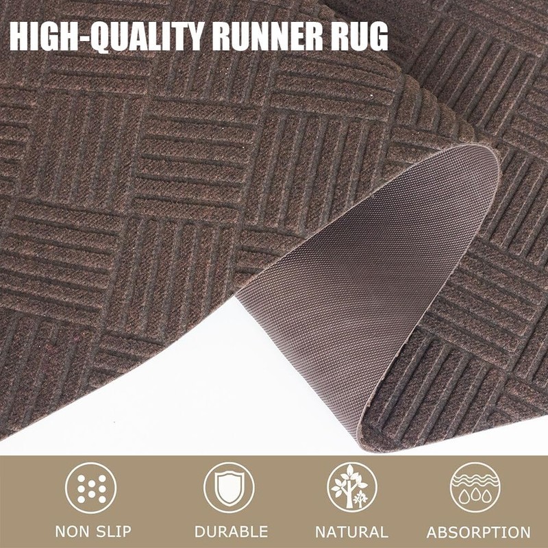 2' x 6' Non Slip Runner Rug for Hallway Indoor