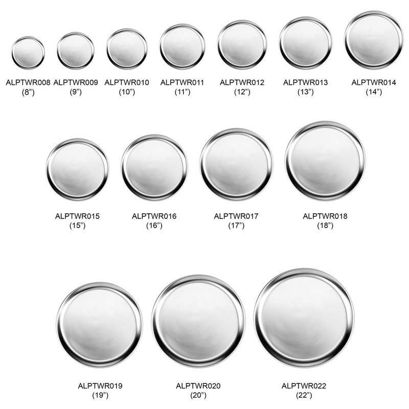 Thunder Group Wide Rim Pizza Tray, 10 Inch