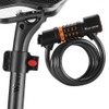 Bicycle Safety Lock Bike Motorcycle AntiTheft Elasticity Locks 5 Digits