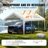 Happybuy Carport Replacement Canopy Cover 10x20 ft, Heavy-Duty Waterproof &