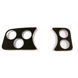 Pirate Mfg Bug Type 1 Dash Panel Kit, 3 Gauge Hole, 2 Hole Gauge Panel, Black Kt-1035