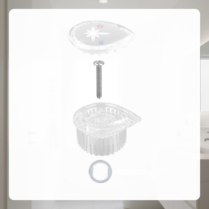 Goktvai Replacement Knob Compatible with Moen 100710 Shower Handle, Shower