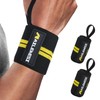 Muñequeras Gym,1 Par Correas de Muñeca con Sujetador de Pulgar,