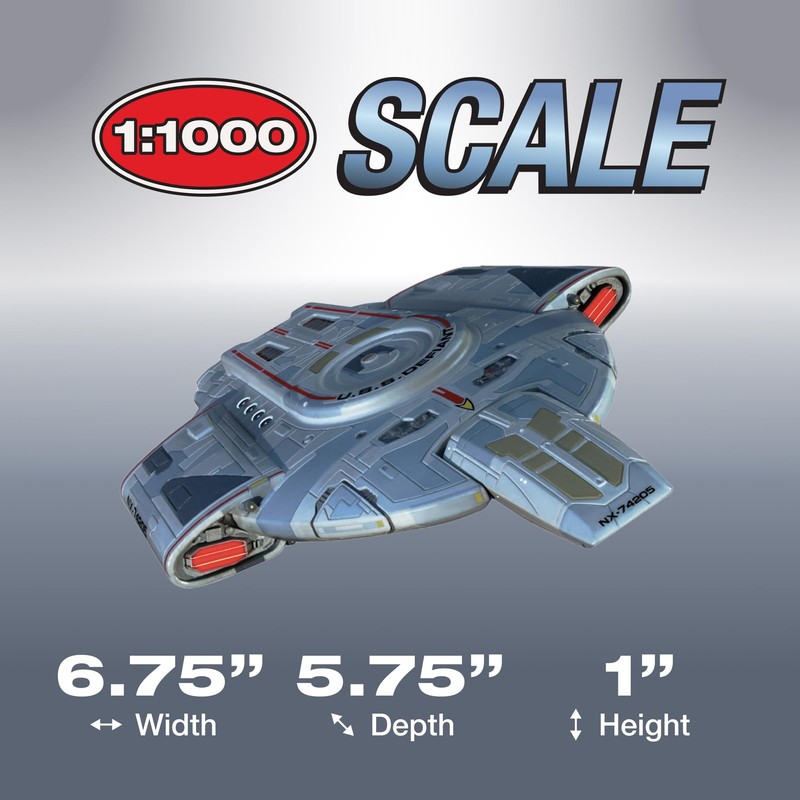 Polar Lights Star Trek USS Defiant 1:1000 Scale Snap Model