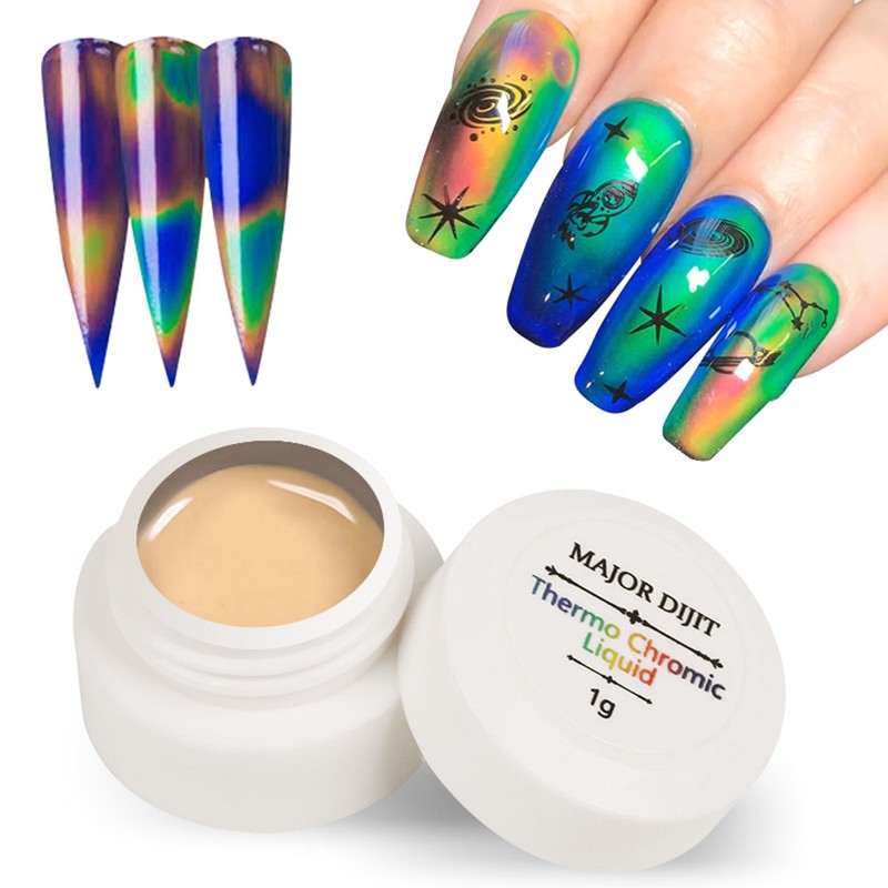 MAJOR DIJIT Color Changing Gel Nail Polish Thermochromic Liquid Gel
