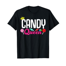 Funny Candy Lover Design Lollipop Women Girls Kids Sweets T-Shirt