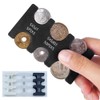 Renjzle Coin Holder, Coin Storage, Lightweight, Compact, Portable Coin Holder,