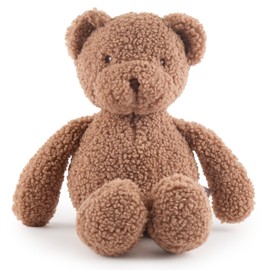 Bieco Cuddly Toy Bear Mika | 37 cm | Teddy Bear Made of Bouclé | Baby Plush Bear Stuffed Toy | Plush Toy Teddy XXL Teddy Bear Cuddly Toy Baby Get Well Soon Teddy Bear from 0 Months Christmas Bear
