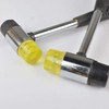 AOTISBAO Rubber Mallet Non-Marking Rubber Mallet Hammer Steel Pipe Mallet