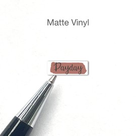 PayDay Planner Stickers / 36 Vinyl Stickers (approx 1”) / Highlighted Text Script/Pay Day Bill Budget Finance Work/Essential Productivity Life/Bullet Bujo Journal/ToDo To Do Appointments