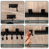 Jetec 16.4 Feet/ 5 Meters Flexible Bendable Ceiling Curtain Track,