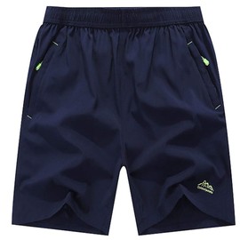 JINSHI Men's Outdoor Quick Dry Lightweight Sports Hiking, 02 Blue, Size Large