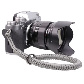 Foto&Tech Adjustable Braided Camera Wrist Strap Universal Paracord (Gray)