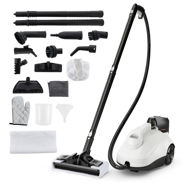 Goplus Multipurpose Steam Cleaner, 1800W Portable Household Steamer with 15