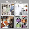 Wohegyy Gridwall Hooks 4 Inch, 50PC Stainless Steel Wall Mount