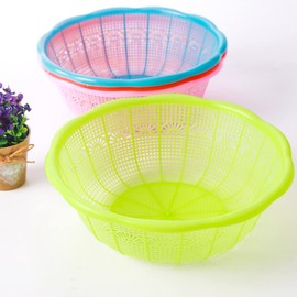 LIFKOME 4pcs Kitchen Strainer Bowl Vegetable Washing Basin Fruit Washing Bowl Drainer Draining Bowl Fruit Wash Colander Rice Sieve Basin Fruit Washing Drainers Basins Household Rice Bowl