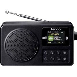 Lenco PDR-033BK luggage radio DAB+, FM Black