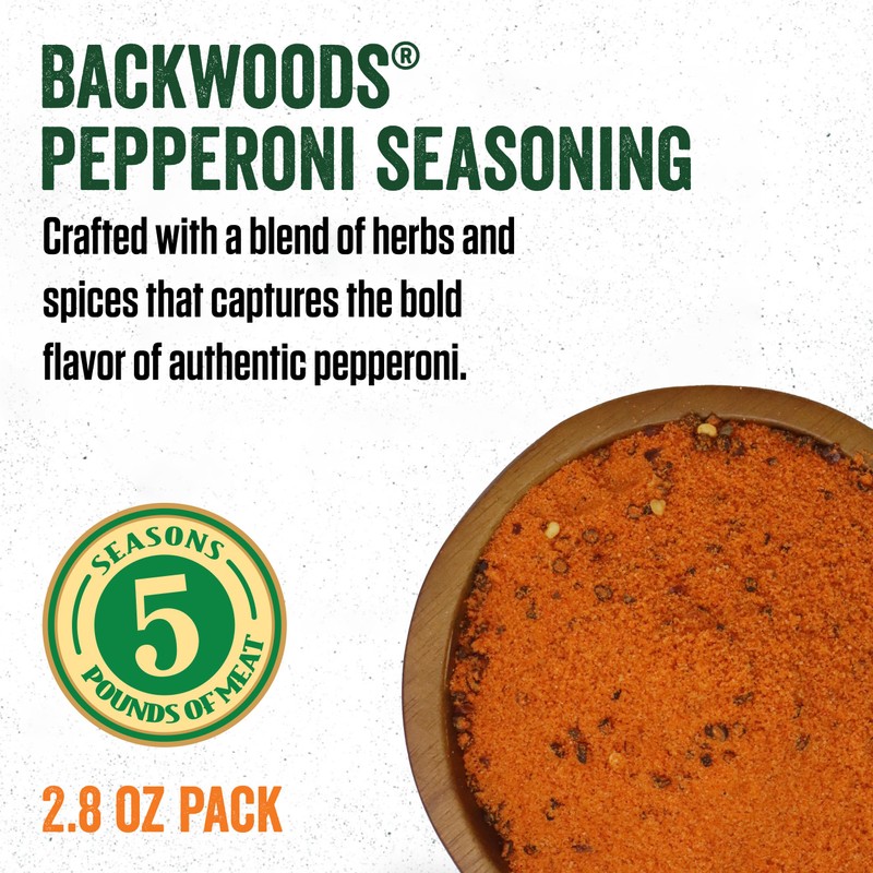 LEM Backwoods Cured Sausage Seasoning with Cure Packet, Pepperoni
