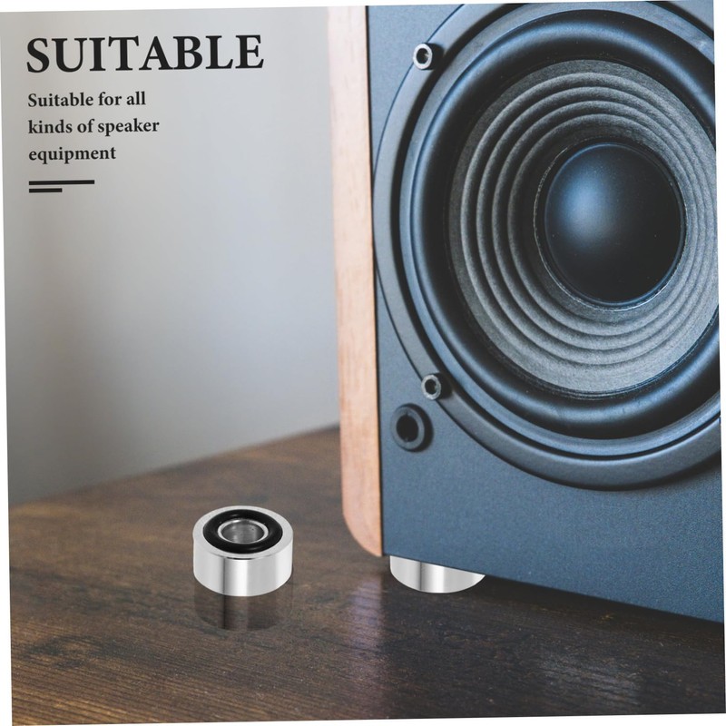 KONTONTY Vibration Dampening Speaker Foot Pegs 8 Pieces Isolation Feet