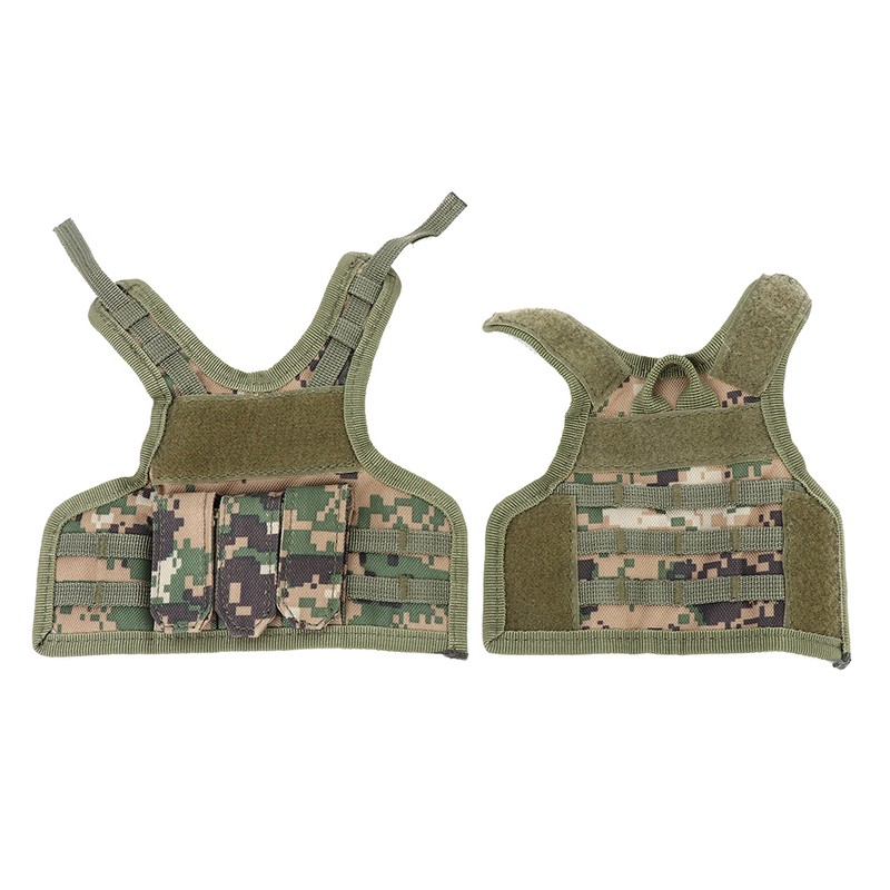 Nylon Outdoor Multifunction Tactics Beer Bottle Cover Mini Vest Shape