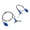 1 Pair Bicycle Hydraulic Disc Brake Four Pistons Aluminum Alloy