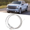 36in Stainless Steel Braided Throttle Gas Cable Wire Fits for