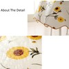 XUNQUCOM 150CM Round Hotel Tablecloth Pure Color Restaurant Tablecloth Polyester