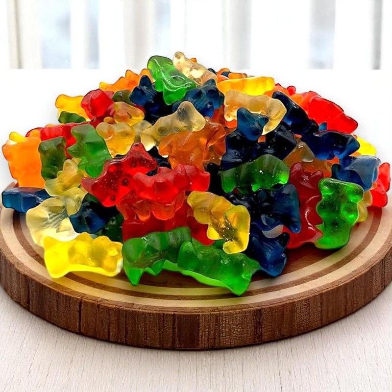 Klub Bulk Sugar-Free Gummi Bears Candy-1.5 lbs Delicious Fruit Flavor