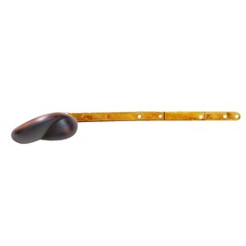 Fluidmaster 687 Universal Toilet Tank Lever in Oil Rubbed Bronze, Designer Curved Toilet Handle With Brass Arm