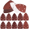 50 Pieces Sanding Discs Pads, 5 Holes Hook and Loop