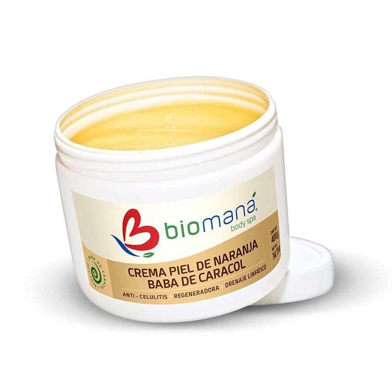 Crema Corporal Piel de Naranja con Baba de Caracol Anti