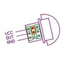 ZkeeShop 5pcs AM312 IR Sensor Mini Pyroelectric PIR Human Sensor