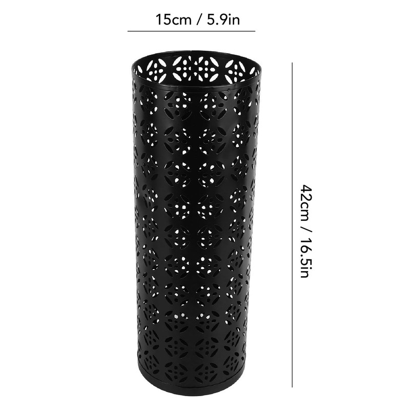 Umbrella Holder Round Rust Proof Stylish Hollow Copper Pattern Metal