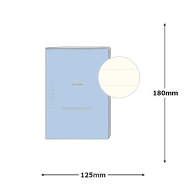 Elcomune CTM-005 B6 Line COTOMO Notebook, Smoke Blue