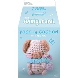 Amigurumi Crochet Kit – Poco the Pig