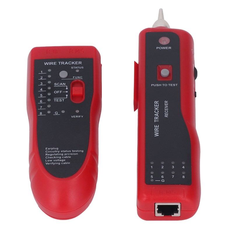 Wire Tracer Receiver Kit Network Cable Tester Line Finder for