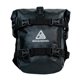 Heavy Duty Dry Bag - Waterproof Tail Bag for Motorcycle Camping Gear, 6-8L Storage, Rear Rack Trunk Motor Accessory