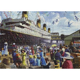 AveJoys Puzzle 1000 Pieces Adult R.M.S. Titanic 70 x 50 cm Puzzles for Adults Classic Puzzles 1000 Pieces Adult Puzzles Heavy Educational Toy Adults Children 1000 Pieces